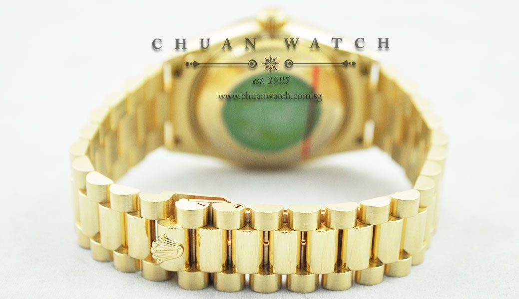 Rolex Boys DateJust President 31mm 68258 Ivory Jubilee Arabic - Discontinued - Image 4