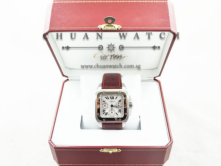 Cartier Santos 100 XL Chronograph W20091X7 - Discontinued - Image 5