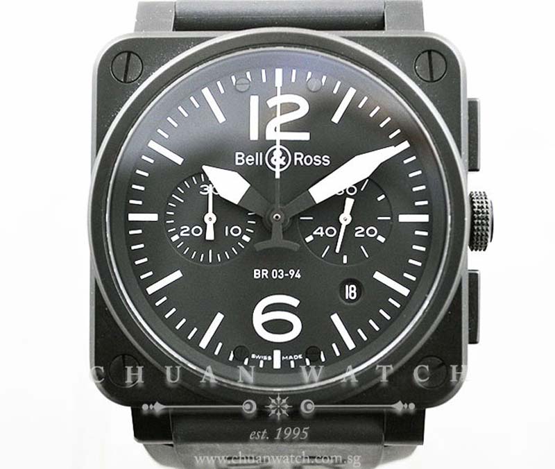 Bell & Ross Instrument Chronograph Phantom BR03-94