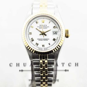 Rolex Ladies DateJust 26mm 69173 White Roman - Discontinued