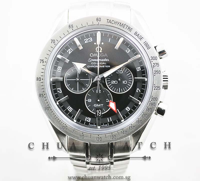 Omega Speedmaster Broad Arrow Co-Axial GMT Chronograph 44.25mm 3581.50.00 - Discontinued