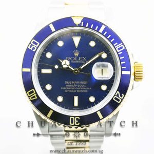 Rolex Submariner 16613 Blue Sunburst - Discontinued