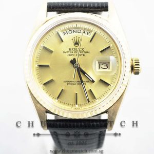 Rolex Vintage Day-Date President 36mm 1803 Champagne Sunburst Baton - Discontinued