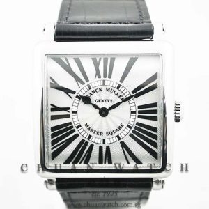 Franck Muller Master Square Quartz 6002 M QZ R Black Painted Roman