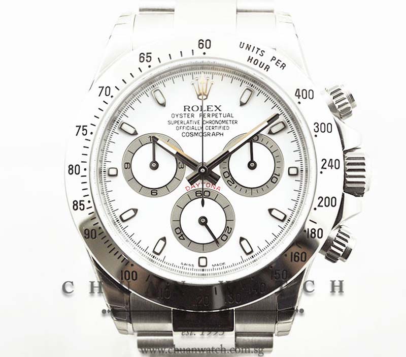 Rolex Cosmograph Daytona 116520 White - Discontinued