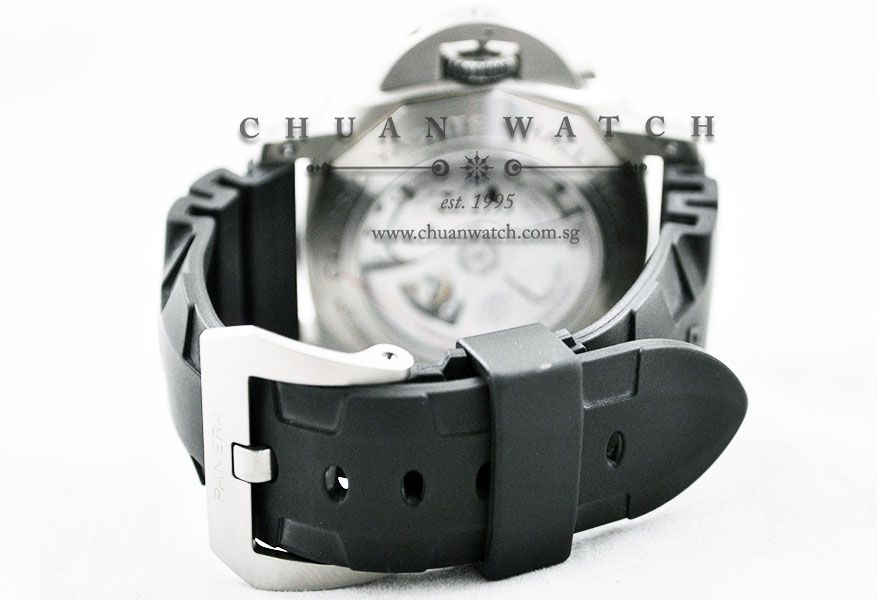 Panerai Luminor Submersible 3-Days Titanio Regatta GMT Pam 371 N - Limited Edition of 500 Pieces Only - Image 4