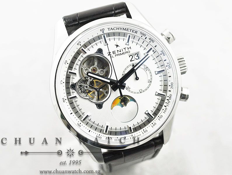 Zenith El Primero Chronomaster Open Grande Date MoonPhase 45mm 03.2160.4047/01.C713 - Image 3