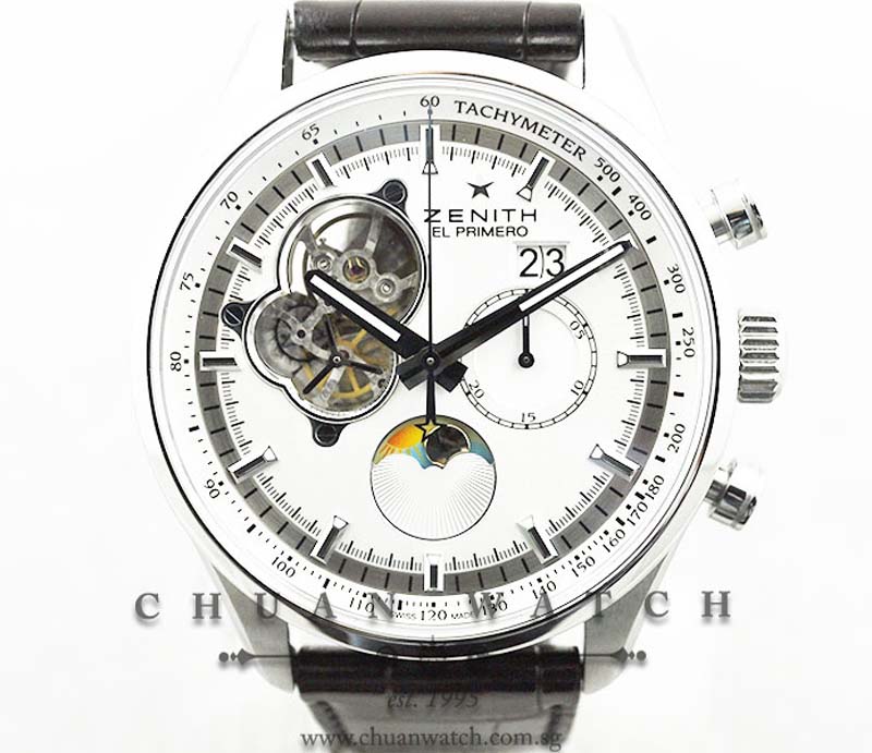 Zenith El Primero Chronomaster Open Grande Date MoonPhase 45mm 03.2160.4047/01.C713