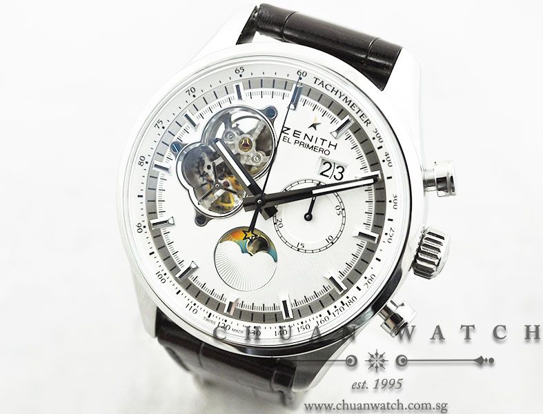 Zenith El Primero Chronomaster Open Grande Date MoonPhase 45mm 03.2160.4047/01.C713 - Image 2