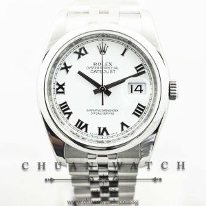 Rolex Gents DateJust 36mm 116200 White Roman