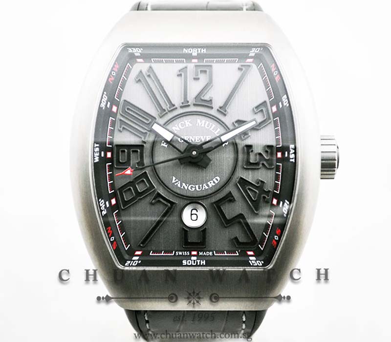 Franck Muller Vanguard Titanium V 45 SC DT TT BR NR
