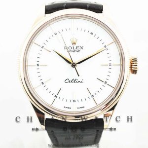 Rolex Cellini Time 39mm 50505 White Index