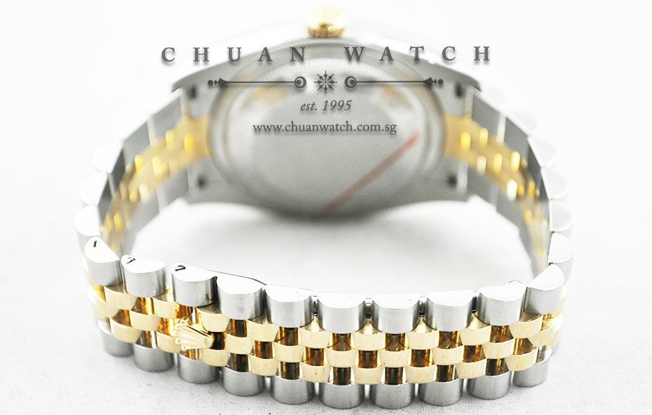 Rolex Gents DateJust 36mm 116233 Black Sunburst Diamonds - Image 4