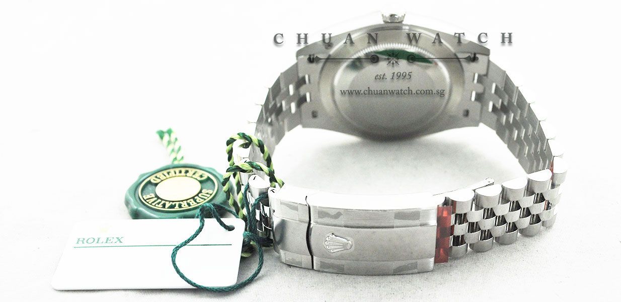 Rolex DateJust 41 126334 Black Sunburst Baton - Image 4