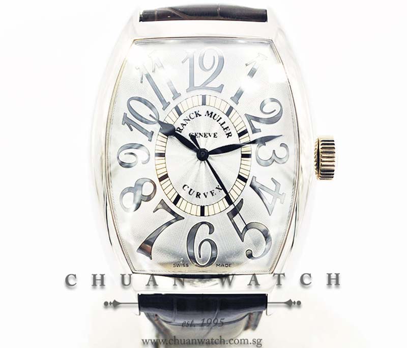 Franck Muller Cintree Curvex XL Relief White Gold 8880 SC