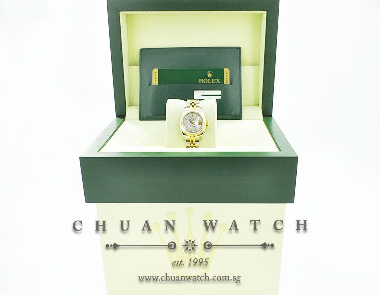 Rolex Ladies DateJust 26mm 179173 White MOP Diamonds - Image 5