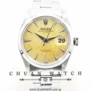 Rolex Vintage Oyster-Perpetual Date 34mm 6534 Champagne Baton - Discontinued