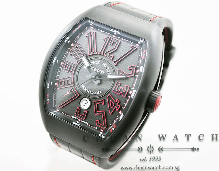Franck Muller Vanguard PVD-Titanium-Red V 45 SC DT TT NR BR ER - Image 2