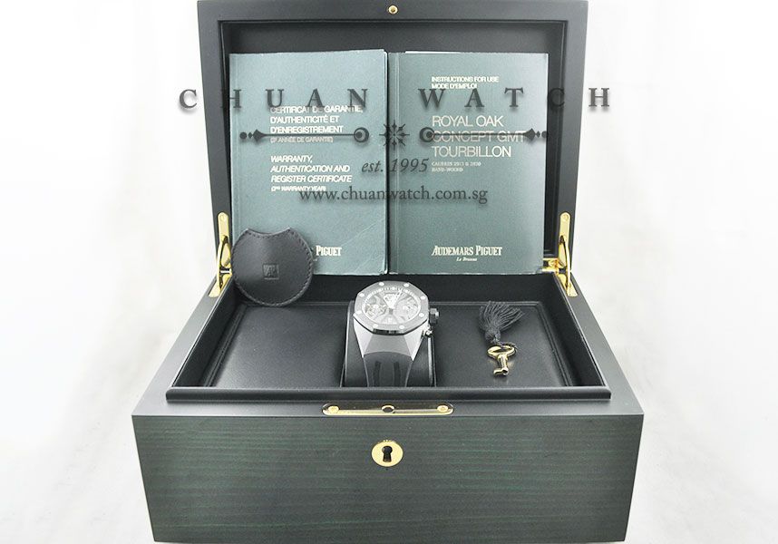 Audemars Piguet Royal Oak Black Concept GMT Tourbillon 44mm 26560IO - Image 5
