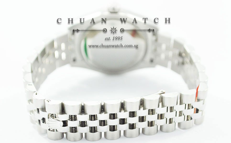 Rolex Boys DateJust 31mm 178274 Black Sunburst Diamonds - Image 4