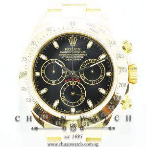 Rolex Cosmograph Daytona 116528 Black Baton