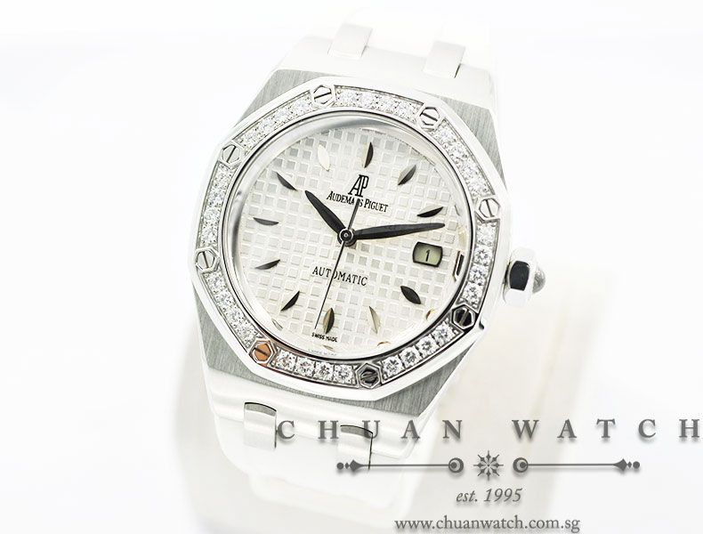 Audemars Piguet Lady Royal Oak Automatic 33mm 77321ST White - Discontinued - Image 2