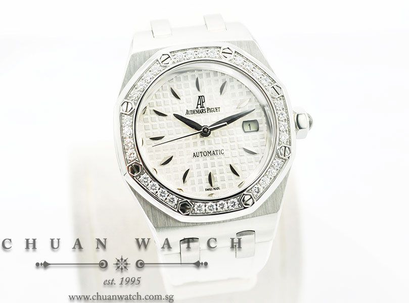 Audemars Piguet Lady Royal Oak Automatic 33mm 77321ST White - Discontinued - Image 3