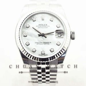 Rolex Boys DateJust 31mm 178274 White MOP Diamonds