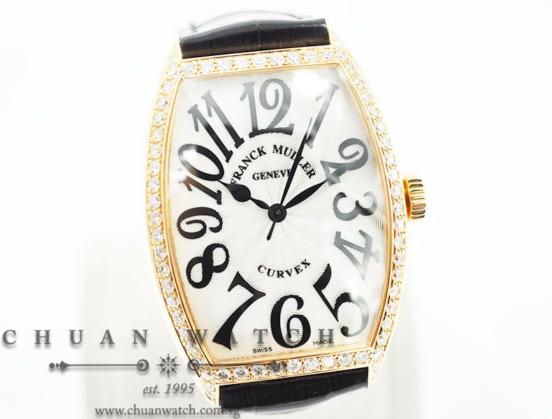 Franck Muller Cintree Curvex Midsize Rose Gold Diamonds 5851 M SC D 1R - Image 3