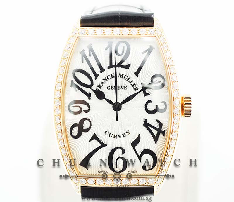 Franck Muller Cintree Curvex Midsize Rose Gold Diamonds 5851 M SC D 1R