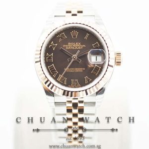 Rolex Lady-DateJust 28 279171 Chocolate Sunburst Roman