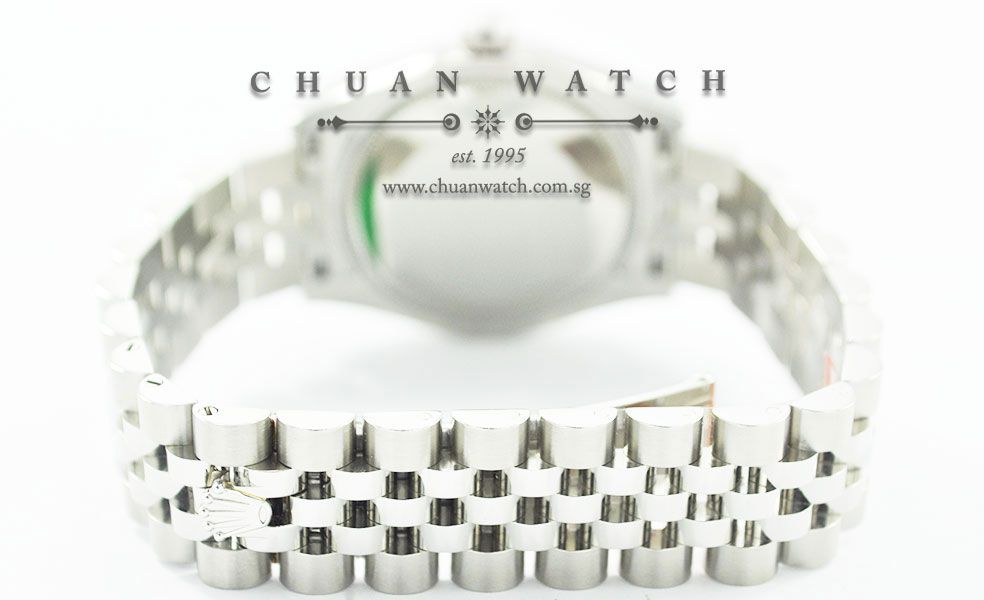 Rolex Boys DateJust 31mm 178274 Rhodium Sunburst Roman - Image 4