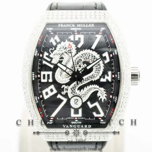 Franck Muller Vanguard Dragon King Pave-Set Custom Diamonds V 45 SC DT AC NR - Limited Edition of 188 Pieces Only