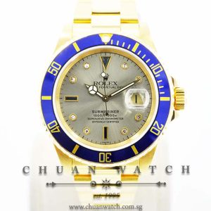 Rolex Submariner Date 16618 Slate Serti - Discontinued