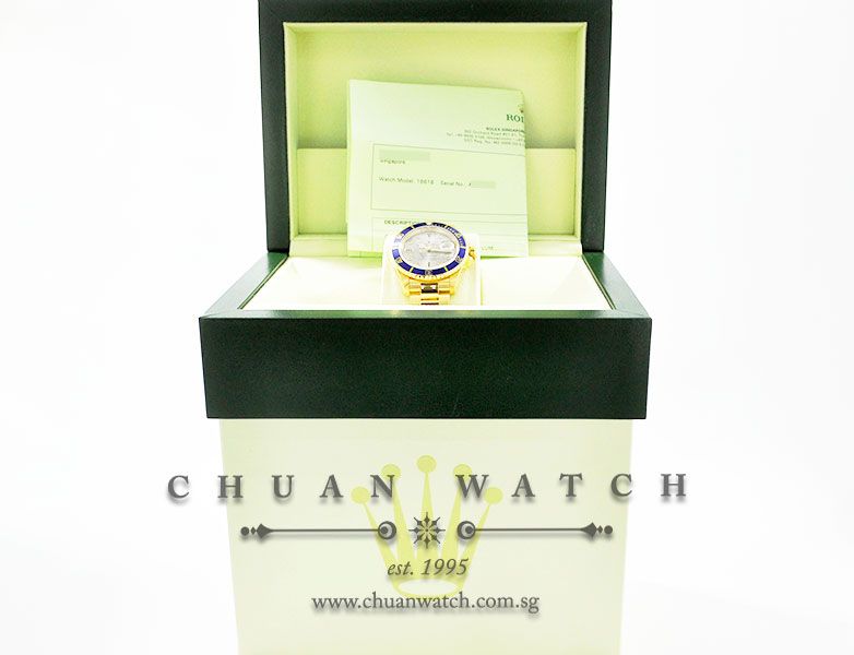 Rolex Submariner Date 16618 Slate Serti - Discontinued - Image 5