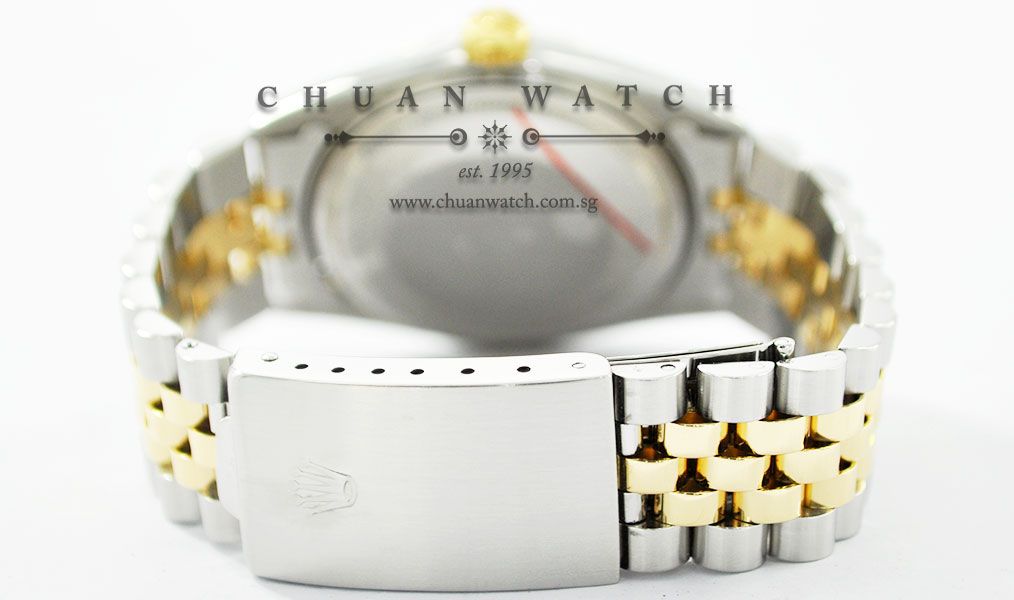 Rolex Vintage Gents DateJust 36mm 16013 Champagne Linen Baton - Discontinued - Image 4