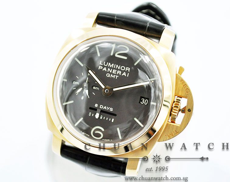 Panerai Luminor 1950 8-Days GMT Rose Gold 44mm Pam 289 L - Discontinued - Image 2