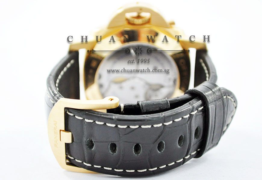 Panerai Luminor 1950 8-Days GMT Rose Gold 44mm Pam 289 L - Discontinued - Image 4
