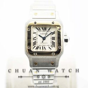 Cartier Ladies Santos Galbee Two-Tone Automatic 24mm W20057C4 - Discontinued