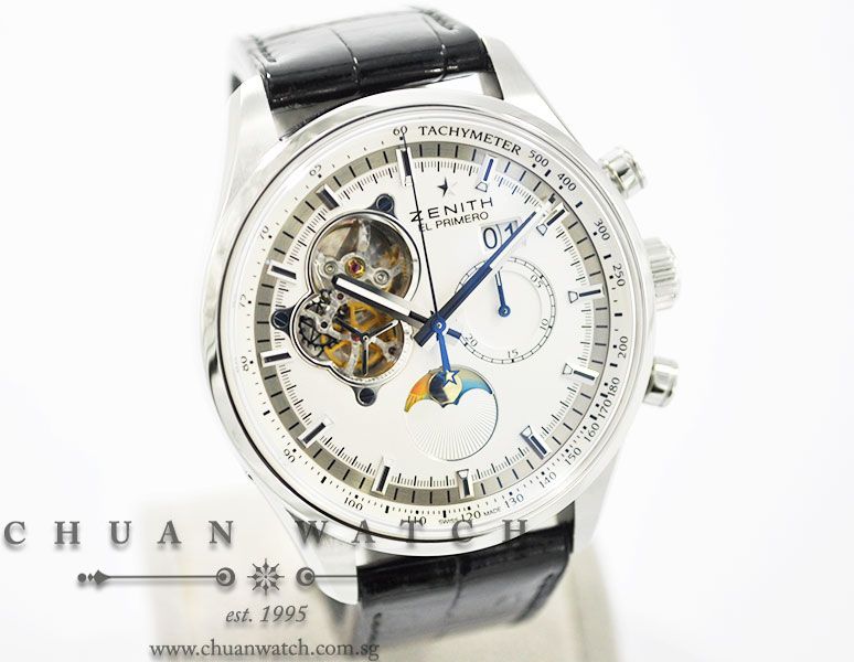 Zenith El Primero Chronomaster Open Grande Date MoonPhase 45mm 03.2160.4047/01.C713 - Image 3