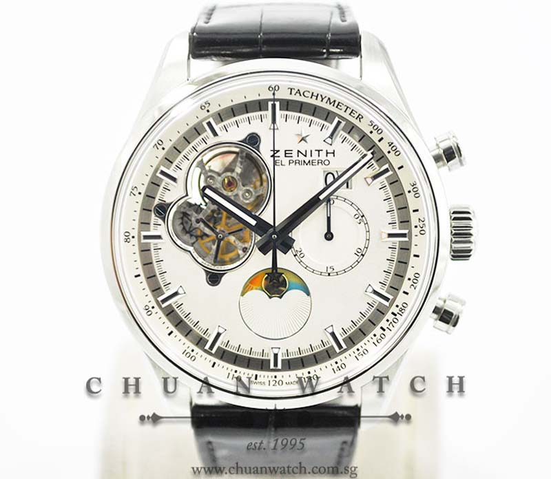 Zenith El Primero Chronomaster Open Grande Date MoonPhase 45mm 03.2160.4047/01.C713