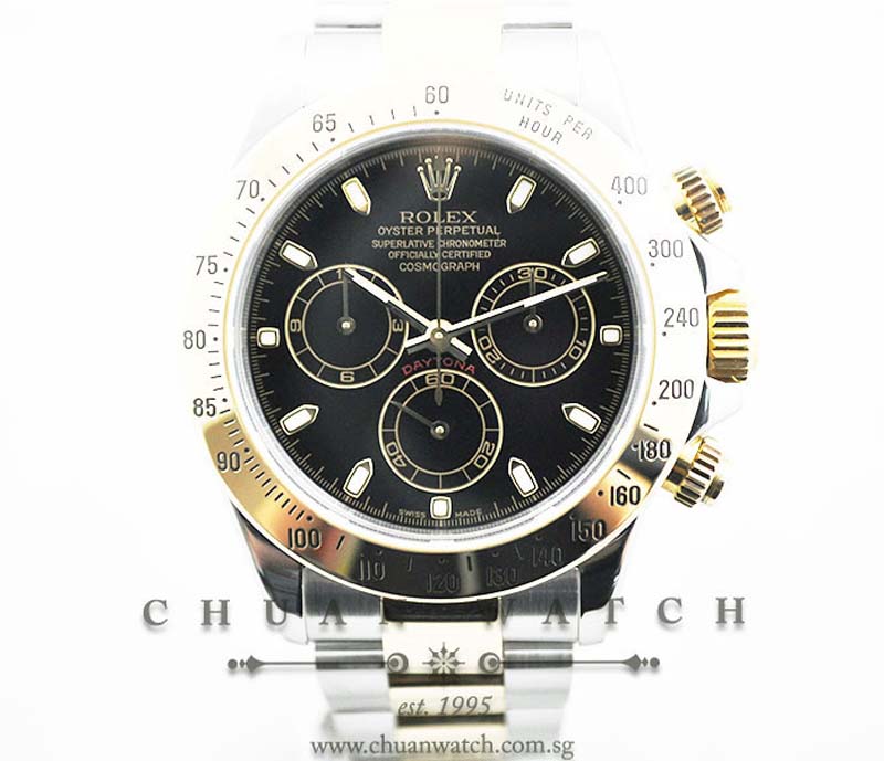 Rolex Cosmograph Daytona 116523 Black Index - Discontinued