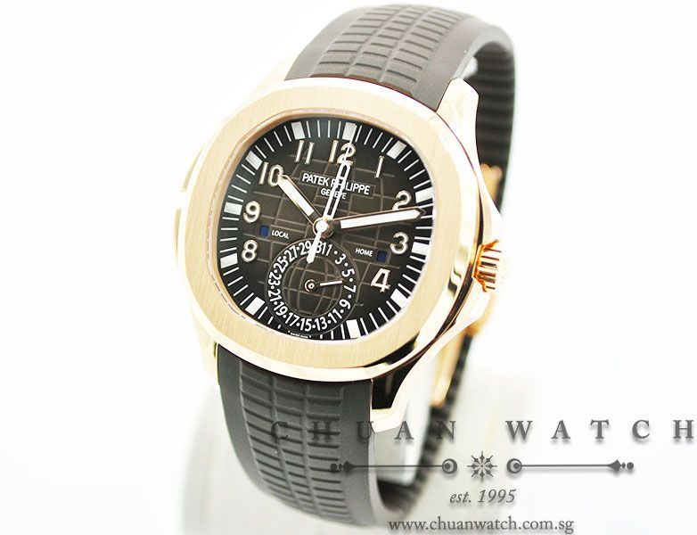 Patek Philippe Aquanaut Travel Time Rose Gold 40.8mm 5164R-001 - Image 2