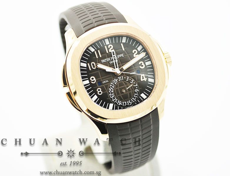 Patek Philippe Aquanaut Travel Time Rose Gold 40.8mm 5164R-001 - Image 3