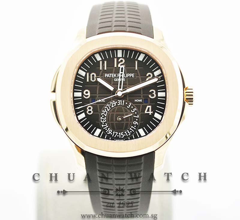 Patek Philippe Aquanaut Travel Time Rose Gold 40.8mm 5164R-001
