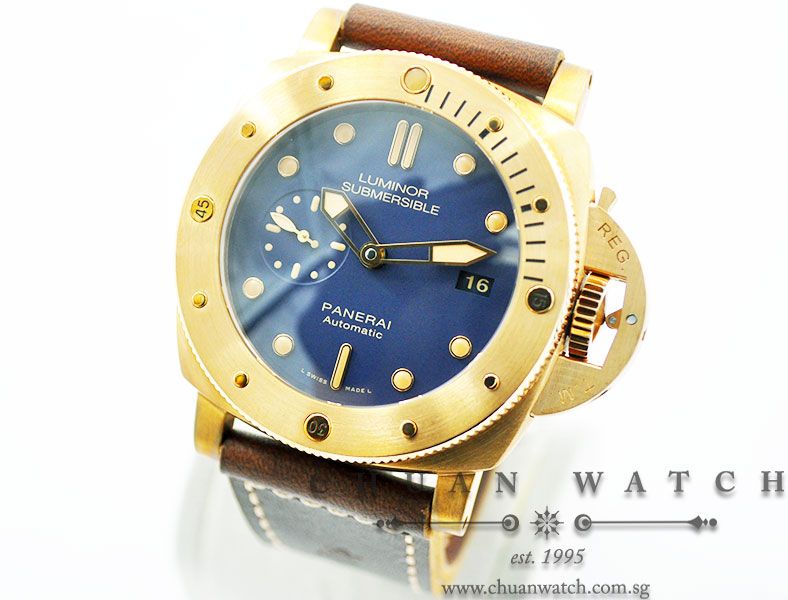 Panerai Luminor Submersible 1950 3-Days 47mm Pam 671 T Bronzo - Limited Edition of 1000 Pieces Only - Image 2
