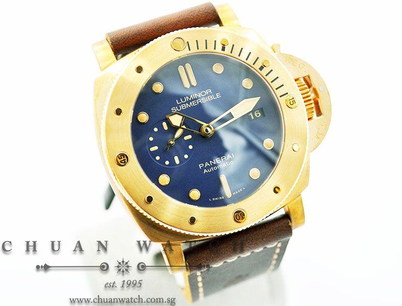Panerai Luminor Submersible 1950 3-Days 47mm Pam 671 T Bronzo - Limited Edition of 1000 Pieces Only - Image 3
