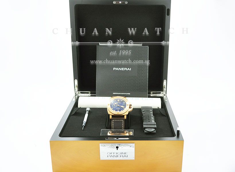 Panerai Luminor Submersible 1950 3-Days 47mm Pam 671 T Bronzo - Limited Edition of 1000 Pieces Only - Image 5