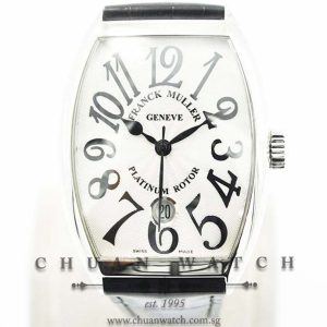 Franck Muller Midsize Cintree Curvex 7851 SC DT Silver Roman