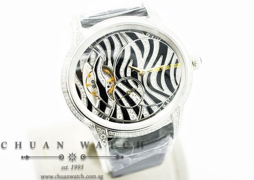 Audemars Piguet Ladies Millenary Hand-Wound White Gold 39.5mm 77249BC Zebra - Image 3